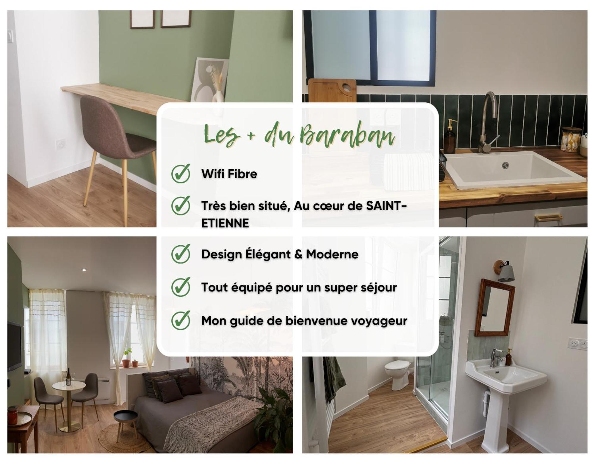 Le Baraban : Cocon Hypercentre Apartment Saint-Etienne  Bagian luar foto